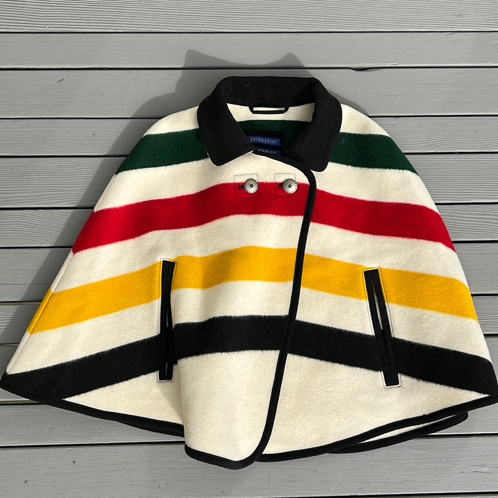 Pendleton blanket poncho one size